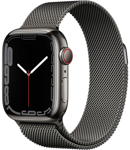 Apple Apple Watch Series 7 GPS   Cellular 45mm Graphite Steel, Milanese Loop