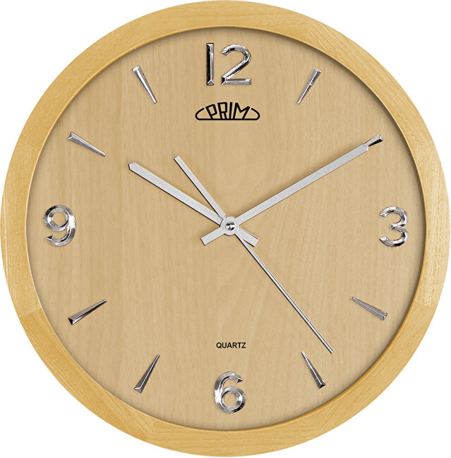 Prim Nástěnné hodiny Wood Style E07P.3886.53