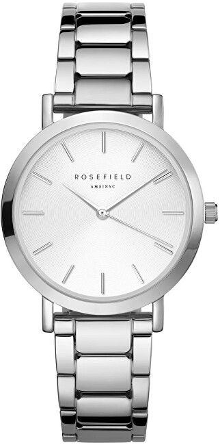 Rosefield The Tribeca White Sunray Steel Silver TWSS-T62