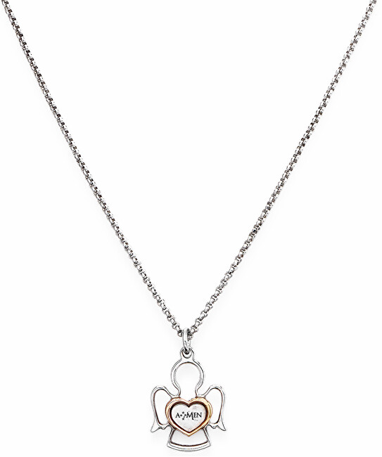 Amen Originálne strieborný náhrdelník Angels CLAN3 (řetzek, prívesok)