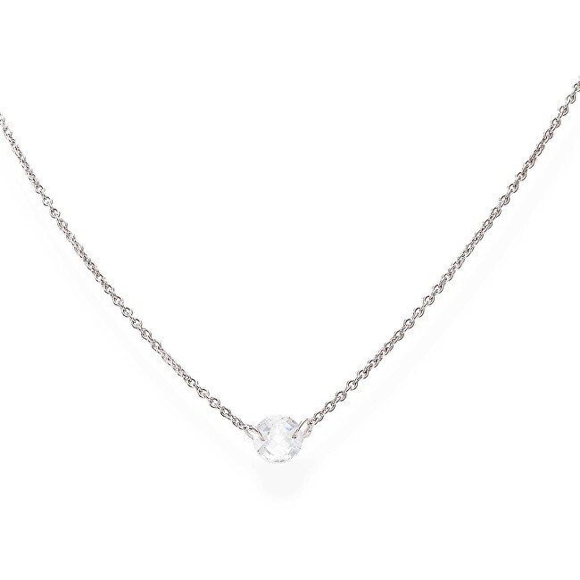 Amen Originálne strieborný náhrdelník so zirkónom Diamond CLPLBB3