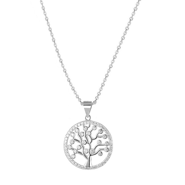 Beneto Strieborný náhrdelník so stromom života AGS1137 47 (retiazka, prívesok)