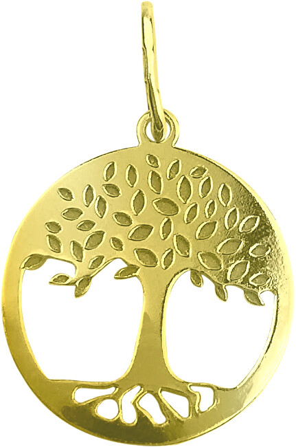 Brilio Krásny zlatý prívesok Strom života PA7001