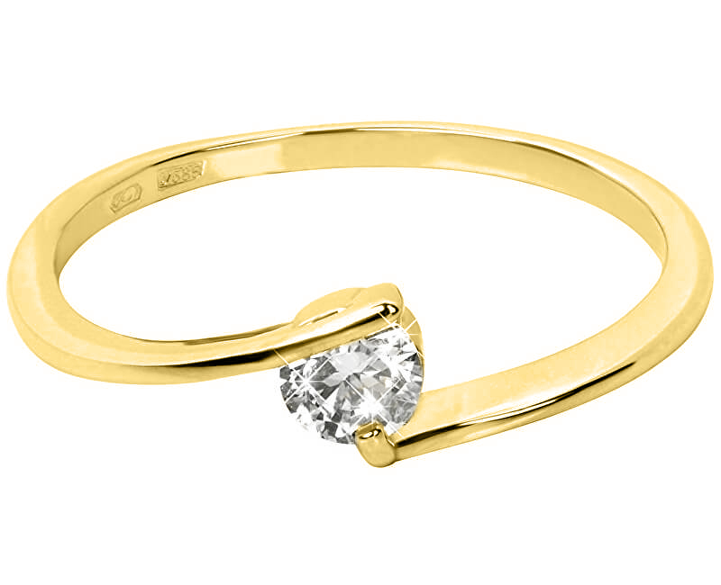 Brilio Zlatý zásnubný prsteň 226 001 00995 00 53 mm