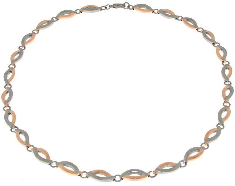 Boccia Titanium Titanový bicolor náhrdelník 0876-03