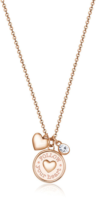 Brosway Bronzový náhrdelník Srdce Chakra BHKL04EN (retiazka, prívesky)