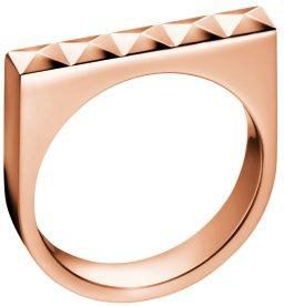 Calvin Klein Bronzový prsteň Edge KJ3CPR1001 52 mm