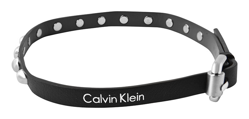 Calvin Klein Dvojitý kožený náramok Adventure KJ5NBB79050 38 cm - S
