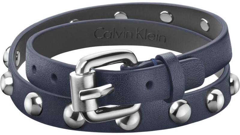Calvin Klein Dvojitý kožený náramok Adventure KJ5NLB79040 42 cm - M