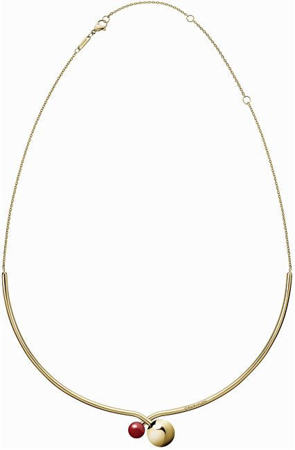 Calvin Klein Luxusné pozlátený náhrdelník Bubbly KJ9RJJ140200