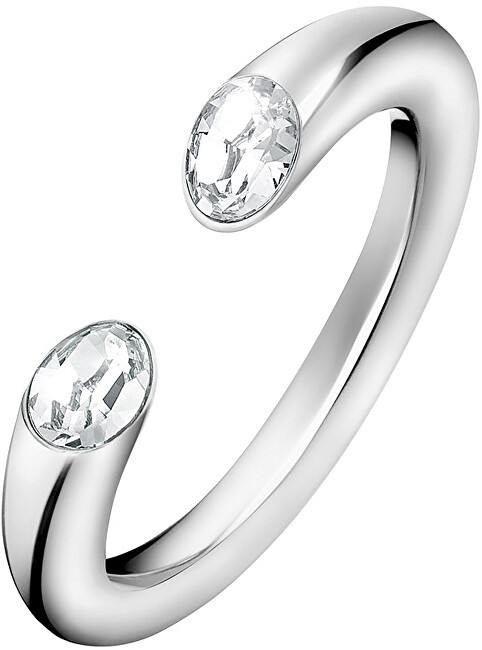 Calvin Klein Otvorený prsteň s kryštálmi Brilliant KJ8YMR0405 55 mm