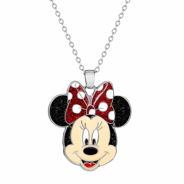 Disney Hravý dievčenský náhrdelník Minnie Mouse NH00759RL-16