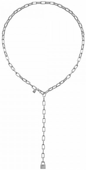 DKNY Luxusné náhrdelník s visiacimi zámkami The City Street - In Motion 5520110