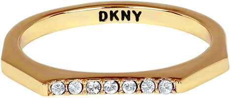 DKNY Štýlový oktogónový prsteň Charakter 5548758 52 mm