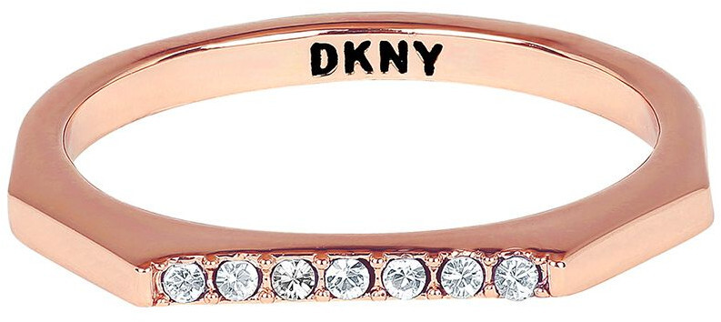 DKNY Štýlový oktagonový prsteň Charakter 5548761 55 mm