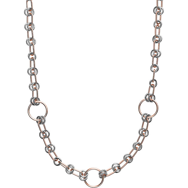 Emporio Armani Luxusný dámsky bicolor náhrdelník EGS2730221