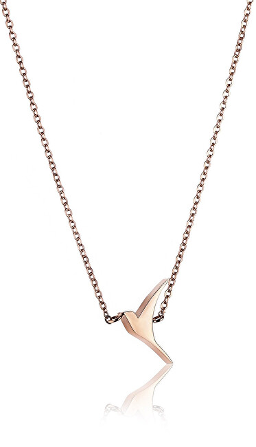 Emily Westwood Elegantný oceľový náhrdelník s holubicou WN1005R