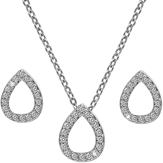 Hot Diamonds Sada strieborných šperkov Amulets SS137 (náhrdelník, náušnice)