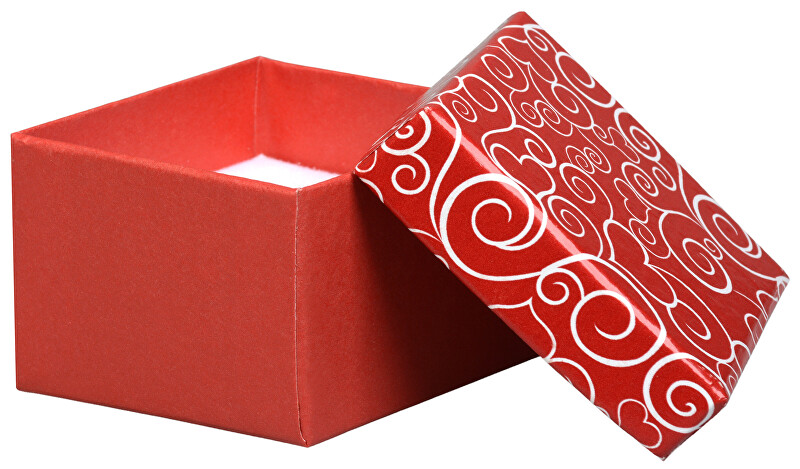 JK Box Romantická darčeková krabička na prsteň VE-3   A7