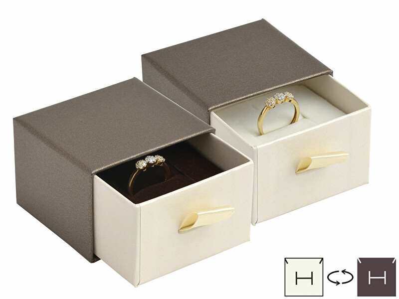 JK Box Moderná darčeková krabička na prsteň DE-3 A21 A20