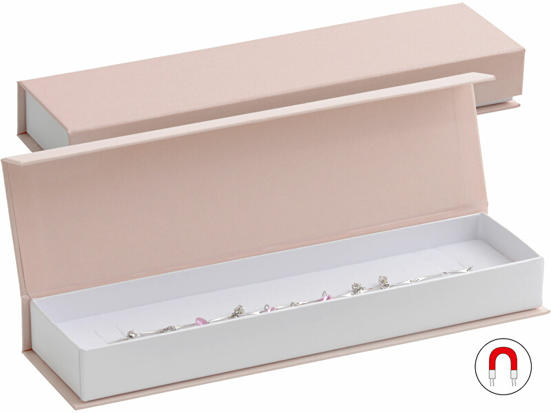 JK Box Púdrovo ružová darčeková krabička na náramok VG-9 A5 A1