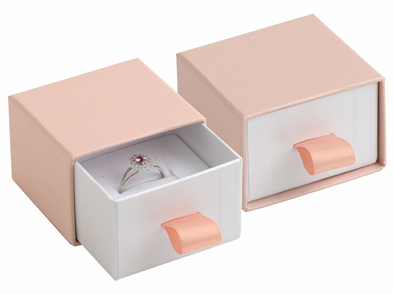 JK Box Púdrovo ružová darčeková krabička na šperky DE-3 A5 A1