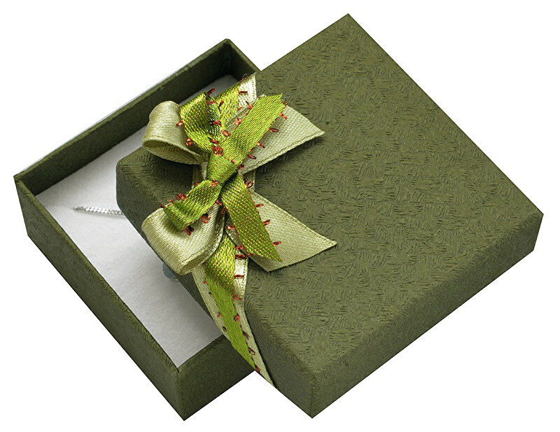 JK Box Zelená darčeková krabička s mašľou GS-5   A19