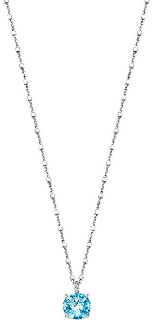 Lotus Silver Elegantný strieborný náhrdelník s kryštálmi Swarovski LP2005-1   4 (retiazka, prívesok)