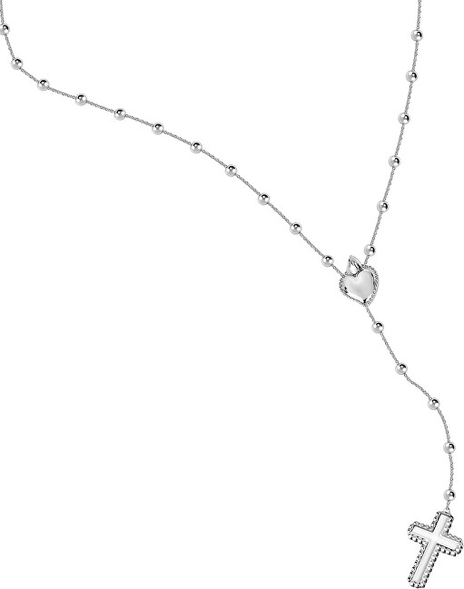 Morellato Oceľový náhrdelník s krížikom Devotion SARJ07