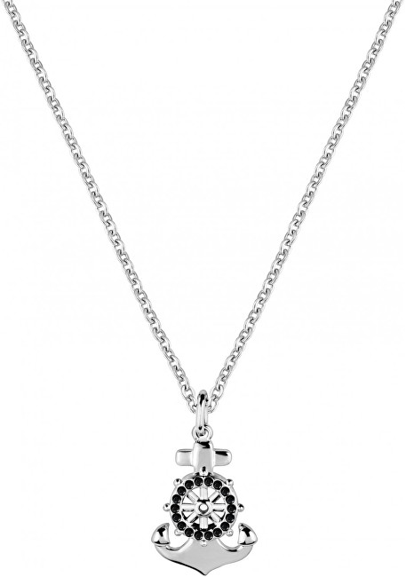 Morellato Pánsky oceľový náhrdelník s kotvou Vela SAHC09 (retiazka, prívesok)