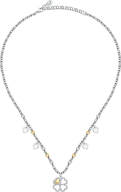 Morellato Pôvabný bicolor náhrdelník pre šťastie Dolcevita SAUA04