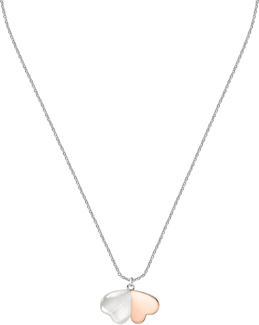 Morellato Romantický strieborný náhrdelník s mačacím okom Cuore SASM05