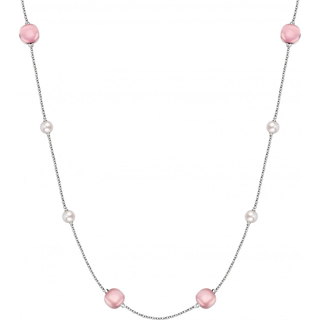 Morellato Strieborný náhrdelník s perlami Gemma Perla SATC01
