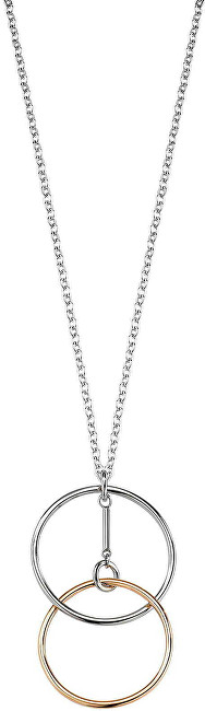 Morellato Výrazný oceľový náhrdelník Cerchi SAKM12