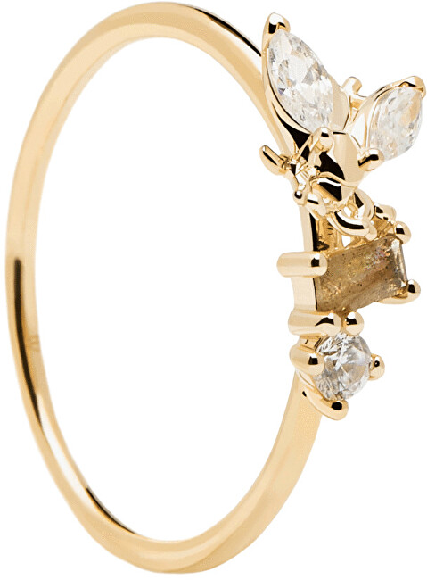 PDPAOLA Nežný pozlátený prsteň s krásnou včelkou Revere Gold AN01-219 50 mm