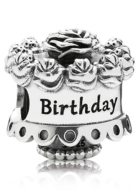 Pandora Strieborný korálik Happy Birthday 791289
