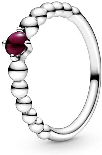 Pandora Strieborný prsteň pre ženy narodené v januári 198867C08 50 mm