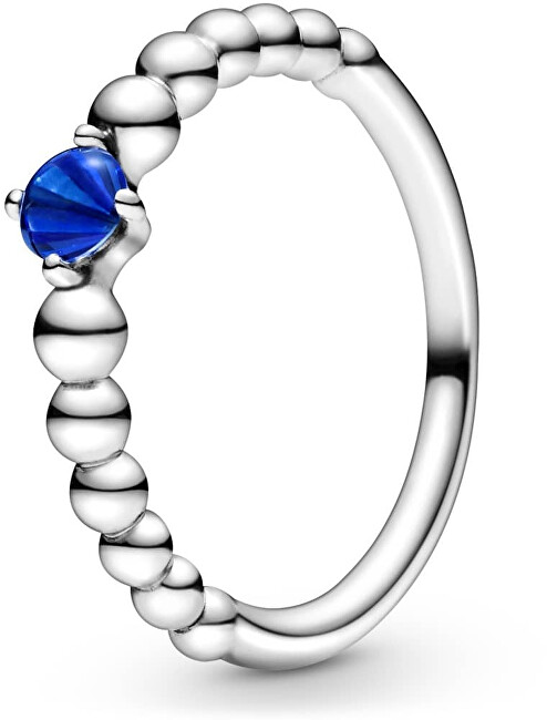 Pandora Strieborný prsteň pre ženy narodené v septembri 198867C12 54 mm