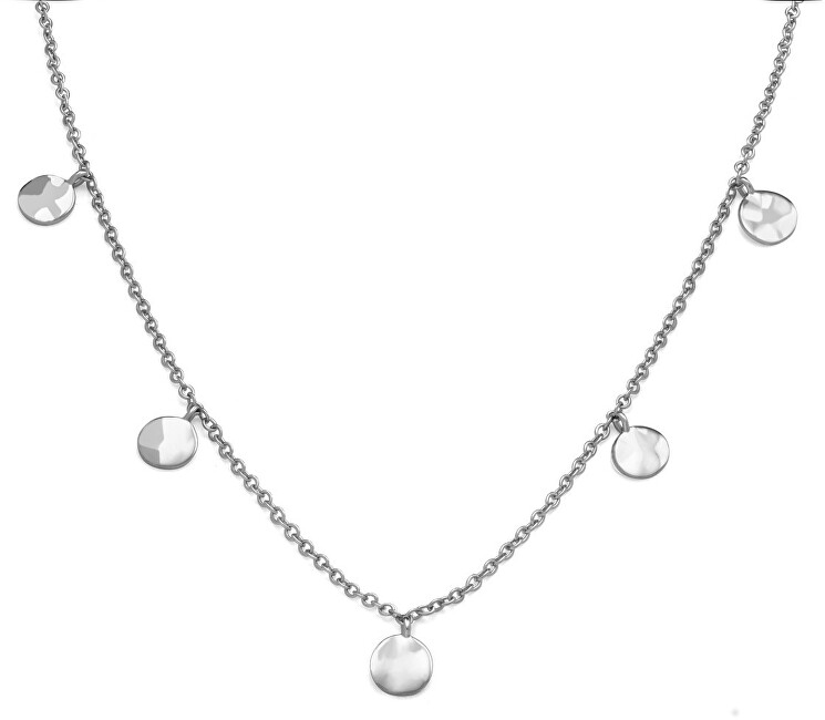Rosefield Oceľový náhrdelník s peniažky Iggy JTCWS-J098