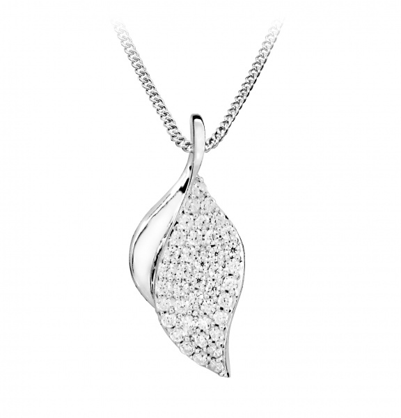 Silver Cat Elegantný náhrdelník so zirkónmi SC364