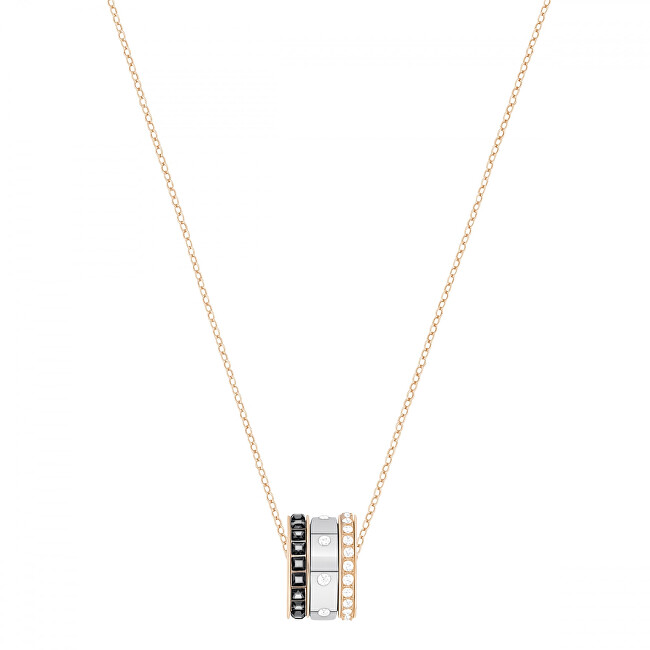 Swarovski Luxusné náhrdelník s trblietavým bicolor príveskom Hint 5353666