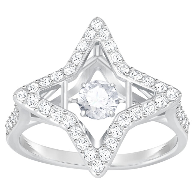 Swarovski Luxusné prsteň s trblietavými kryštálmi Sparkling Dance 5349666 55 mm