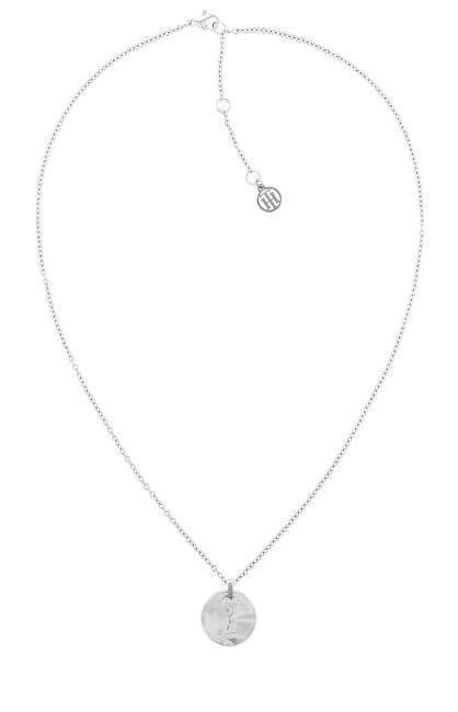 Tommy Hilfiger Elegantný oceľový náhrdelník s príveskom 2780589