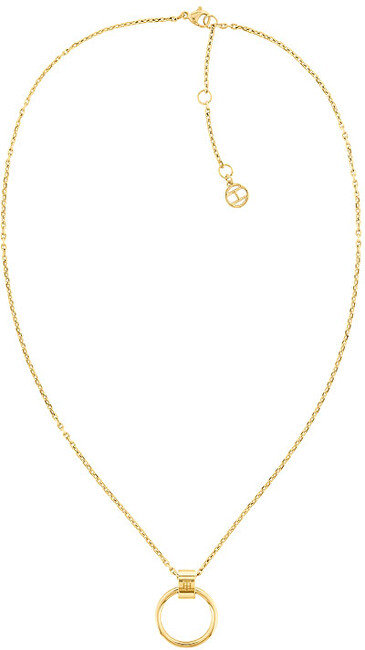 Tommy Hilfiger Luxusné pozlátený náhrdelník s príveskom TH2780394