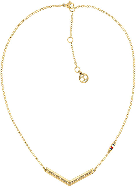 Tommy Hilfiger Pozlátený náhrdelník z ocele TH2780360
