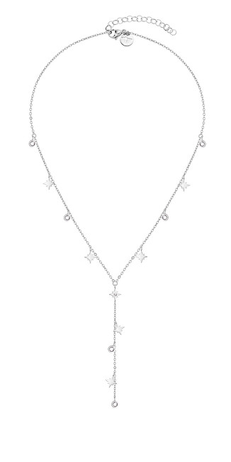 Tamaris Nadčasový oceľový náhrdelník so zirkónmi TJ-0101-N-45