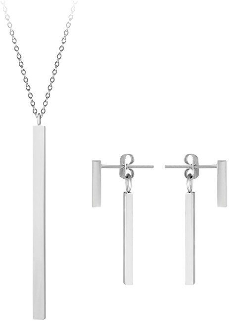 Troli Minimalistická zvýhodnená sada šperkov Troli (náhrdelník, náušnice)
