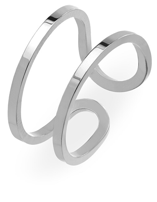 Troli Originálny otvorený prsteň z ocele