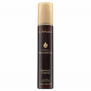 L’ANZA Healing Keratin Healing Oil Defrizz Cream uhladzujúci krém pre ľahké rozčesávanie vlasov 140 ml